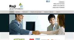 Desktop Screenshot of inmobiliariaroji.com