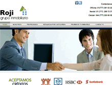 Tablet Screenshot of inmobiliariaroji.com